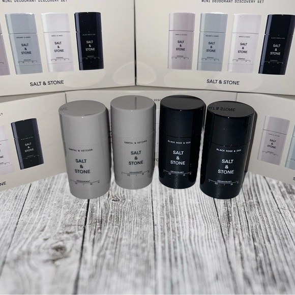 Salt & Stone Natural Deodorant Pack Of 4 for Women & Men Extra Strength - Picture 6 of 10